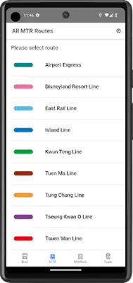 HK Transport android App screenshot 1