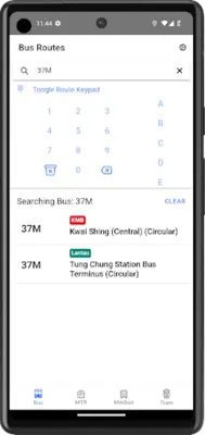 HK Transport android App screenshot 3